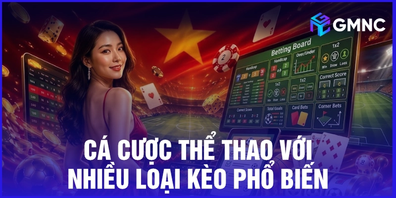 Cá cược thể thao với nhiều loại kèo phổ biến