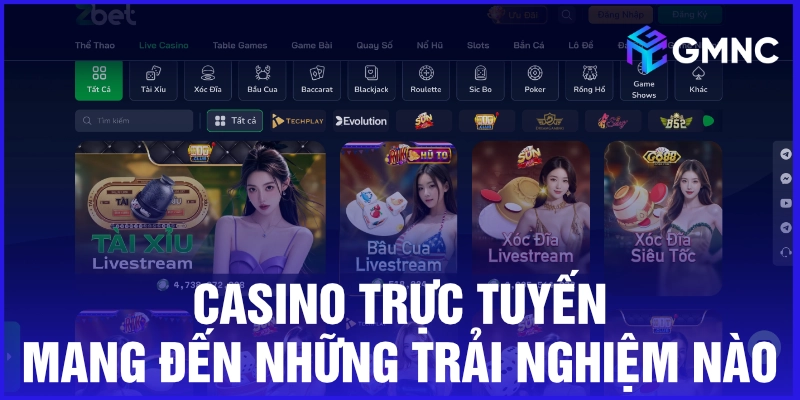 Casino trực tuyến mang đến những lựa chọn nào?