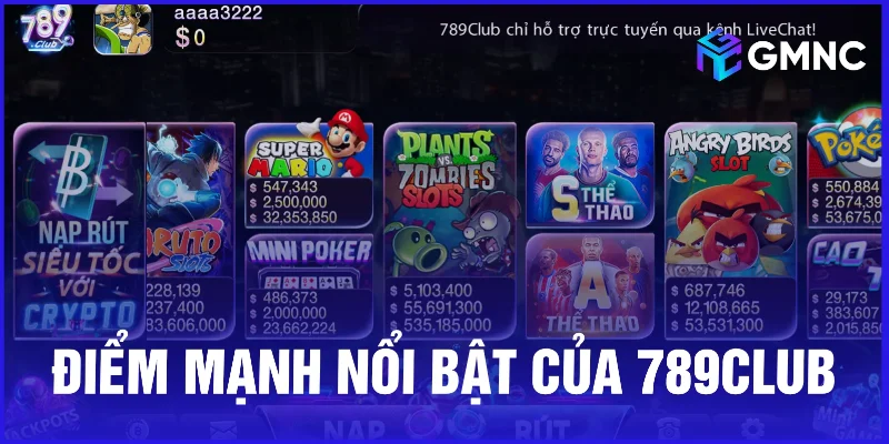 Điểm mạnh nổi bật nhất của cổng game đổi thưởng