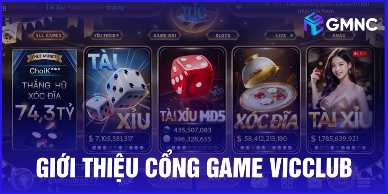 Giới thiệu cổng game Vicclub