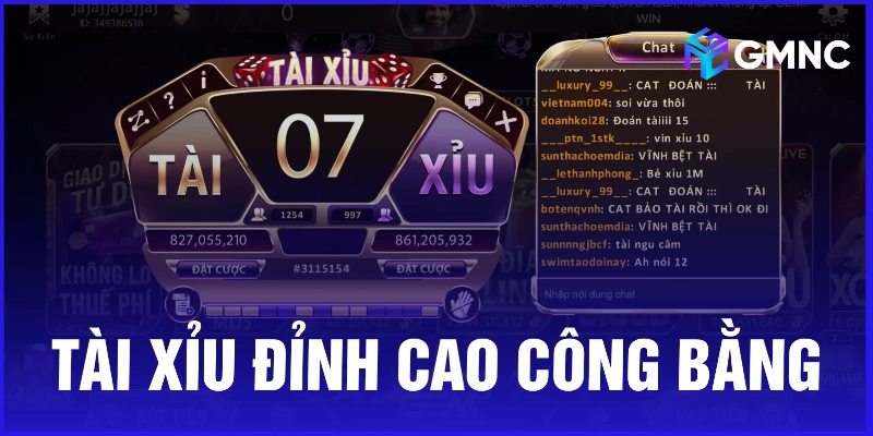 Tài xỉu đổi thưởng công bằng